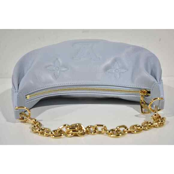 Louis Vuitton Over The Moon Loop Bubblegram Blue Chain Crossbody Shoulder Bag - Picture 9 of 13